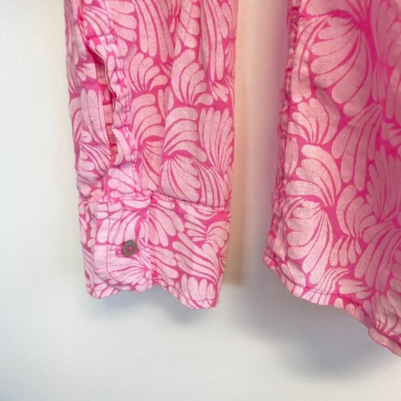 Fresh Produce Pink Cotton Button Down Top - Picture 8 of 12